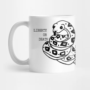 Liberty or Death Snake Mug